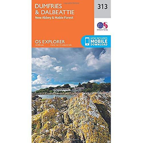 OS Explorer karta (313) Dumfries och Dalbeattie
