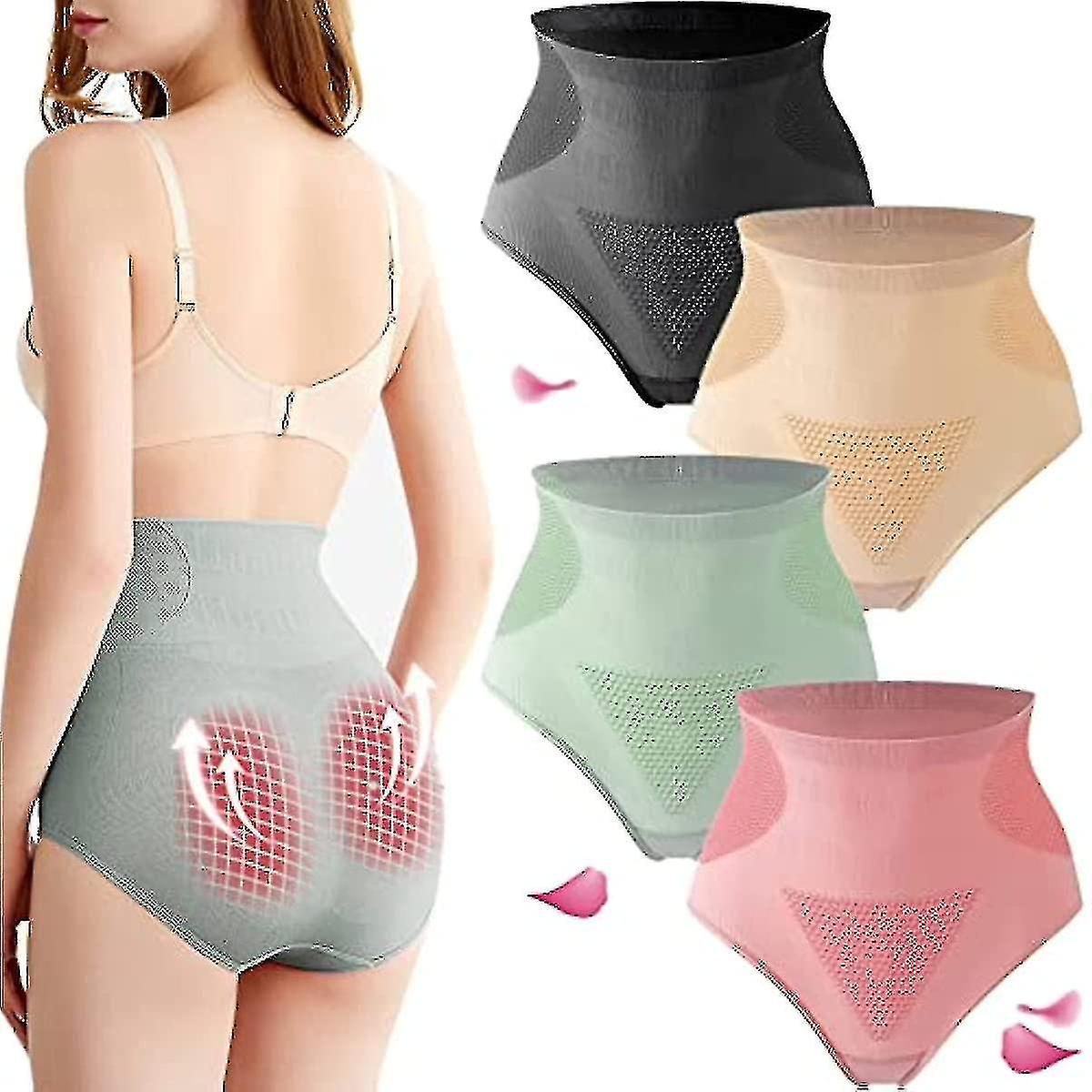 4 Color Slimorypro Graphene Honeycomb Vaginal Tightening Body Shaping Briefs,graphene Honeycomb Body Shaping Briefs Compatible With Women And Girls