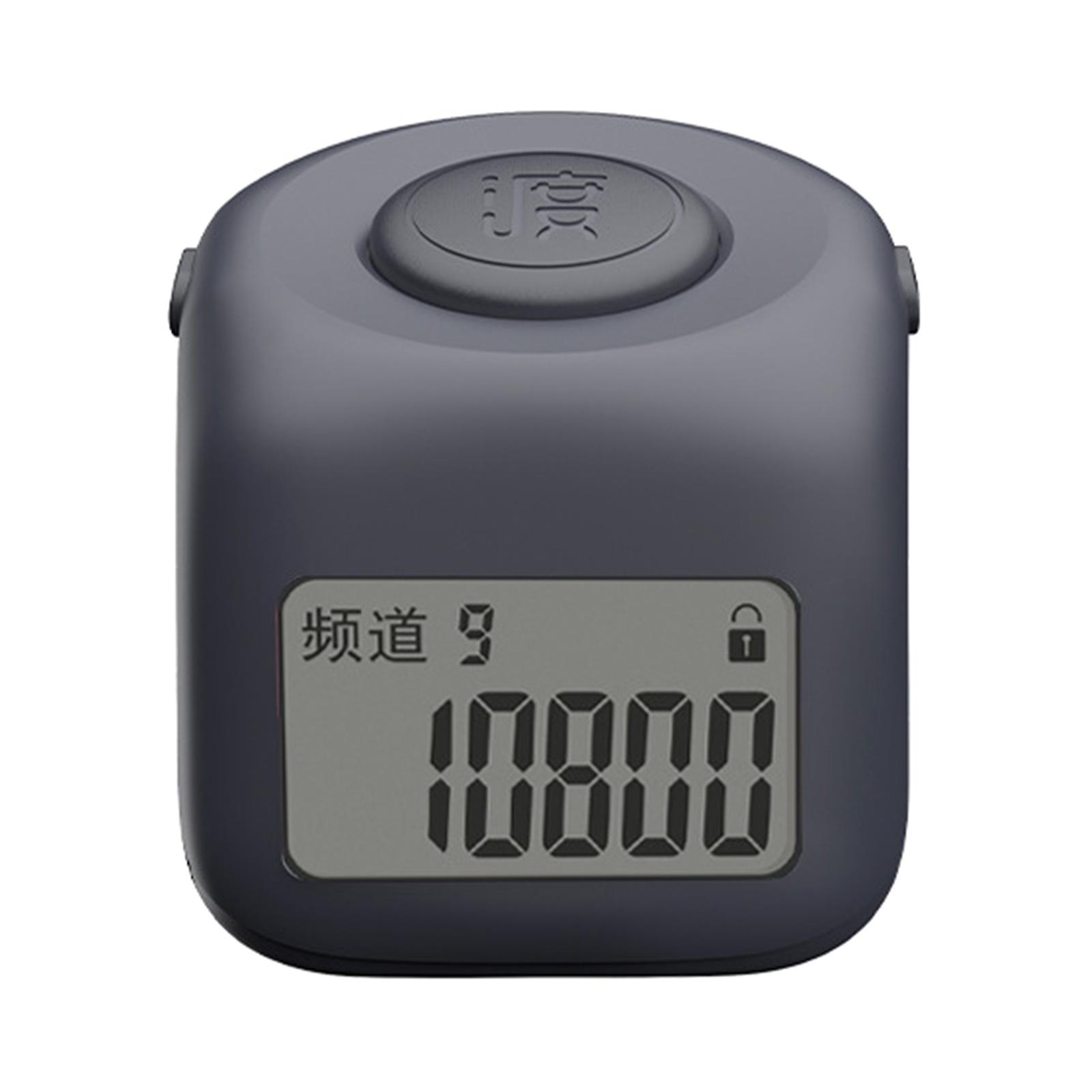 Prayer Counter Clicker Durable Hand Tally Counter with Lock Backlit Function