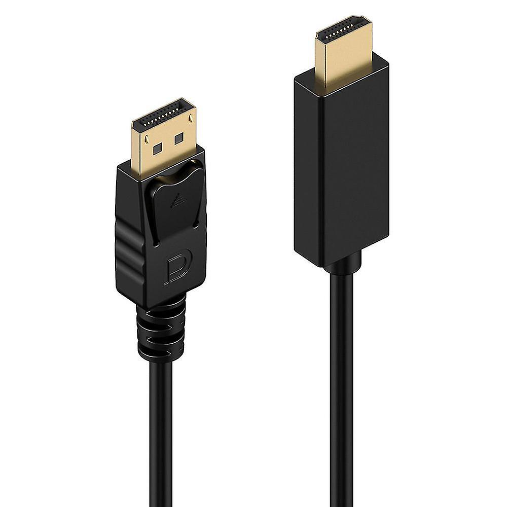 ディスプレイポート表示ポートオスDP hdmiオスケーブルアダプタコンバータ PCラップトップHDプロジェクター、6ft 1.8m