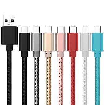 Sada pro mě výstup USB typ C, 3,1 amp USB C rychlá dobíjení opletený kabel kompatibilní s Huawei Mate 20 pro, nabíjecí kabel synchronní vodič