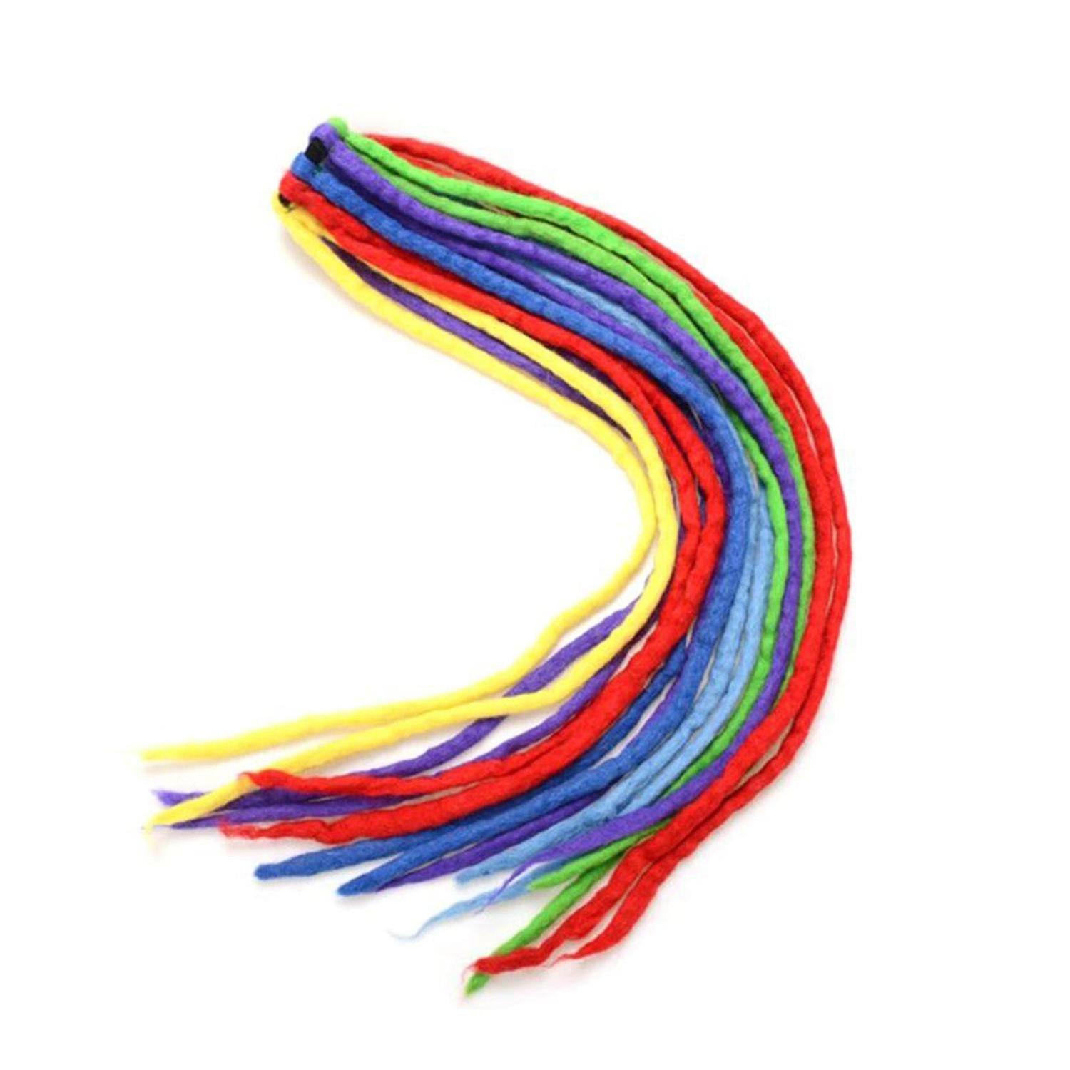 Synthetic Dreadlocks Space Roll Afro Dirty Hair Extension For Women