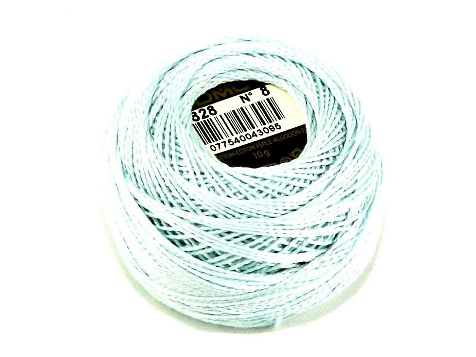 DMC Taille 8 Fil Perle de Coton 80m 828 - par pelote de 10 grammes