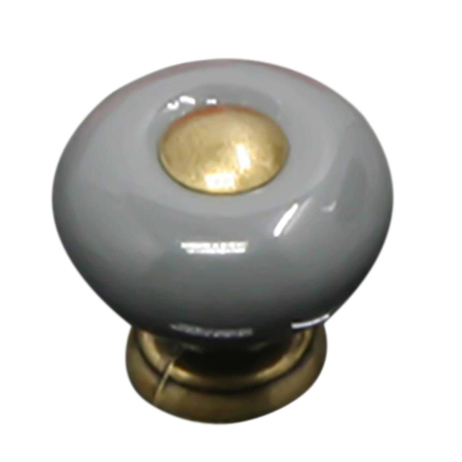 Drawer Pull Knob Single Hole Wide Application Ceramic Scratching Resistant Cabinet Knob Handle compa
