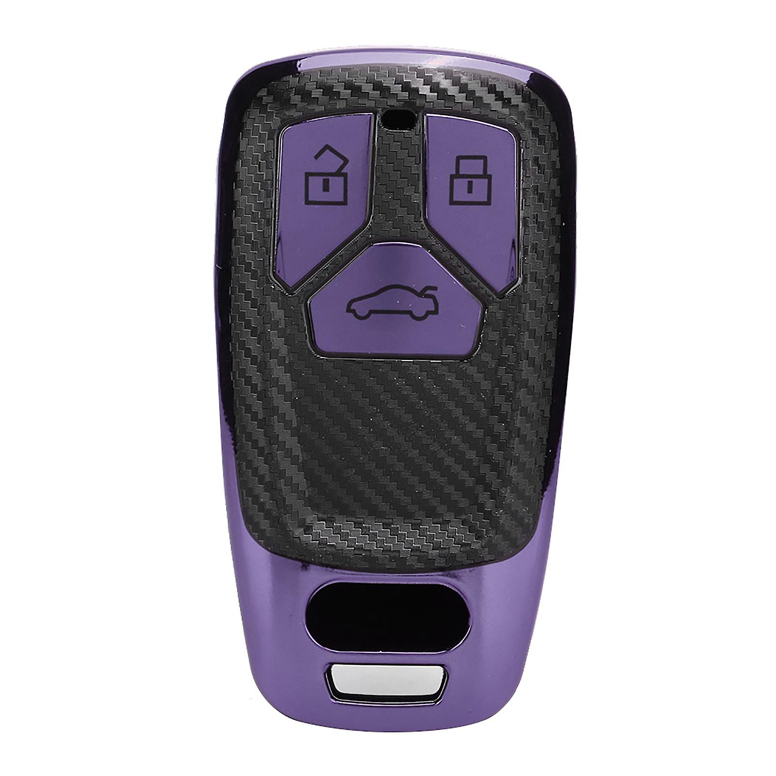 Smart Key Shell,TPU Carbon Fiber Style Key Fob Cover Remote Key Case Exceptional Value