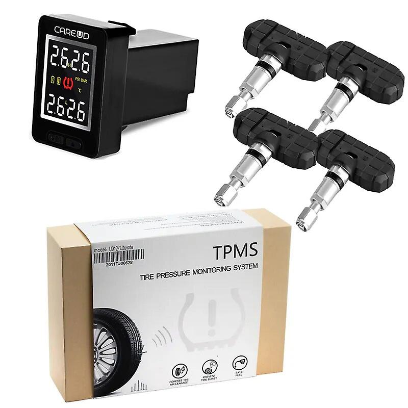 Tpms For Honda +4 Pcs External Mini Sensors Car Tire Pressure Monitoring Systems Tpms Wireless U912nf+ For Honda