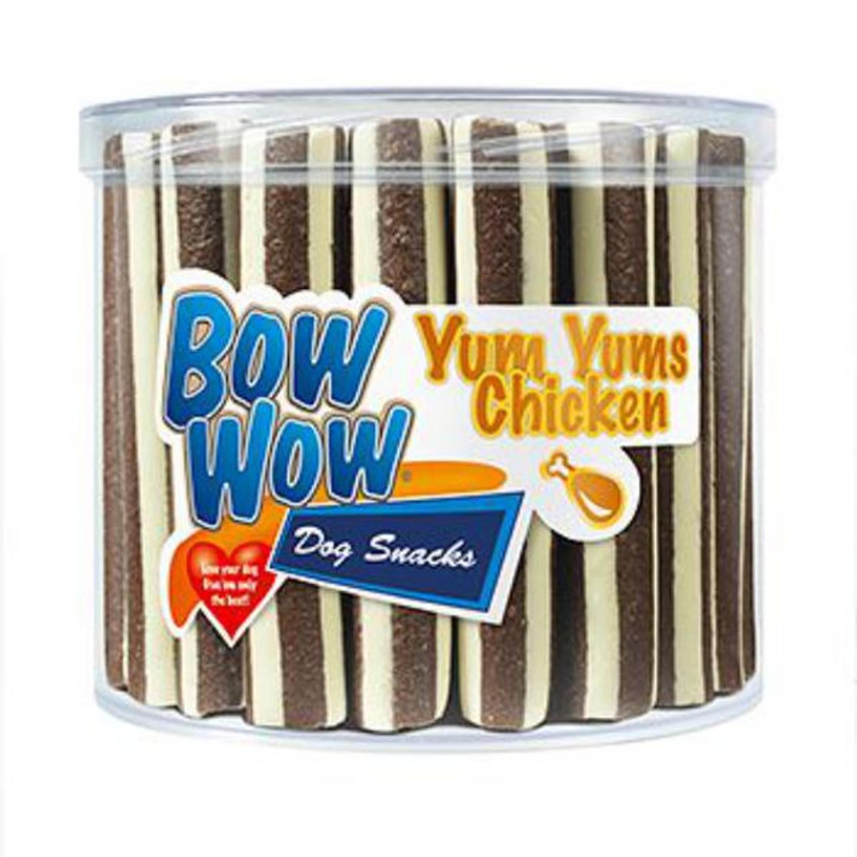 Bow Wow Yum Yums Chicken Dog Treats 40g [DCse 35]