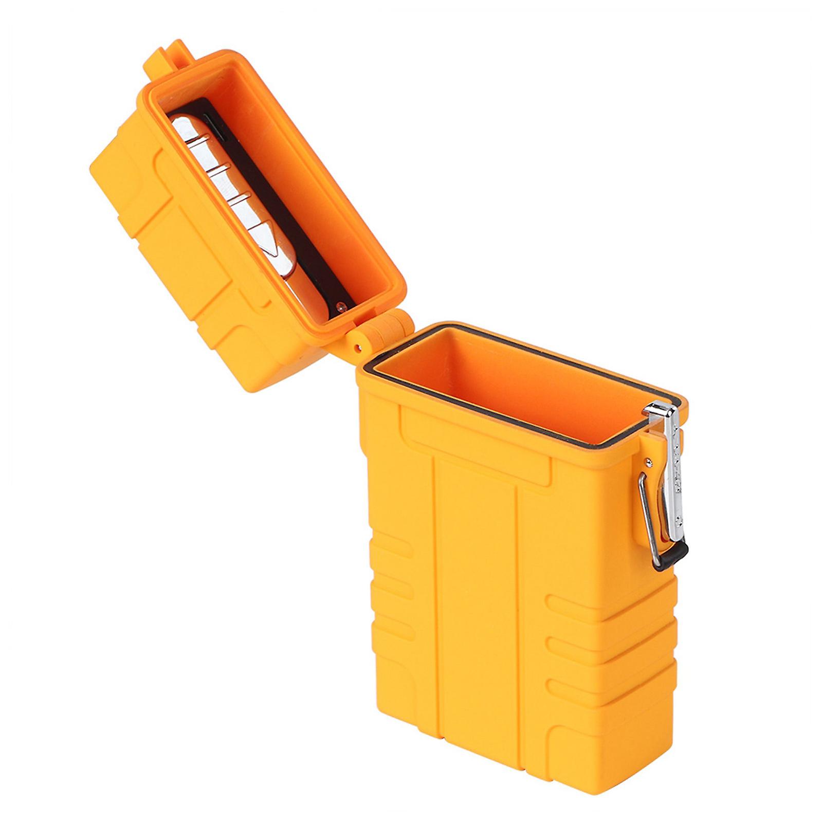 Waterproof USB Rechargeable Electronic Lighter 50mAh Orange