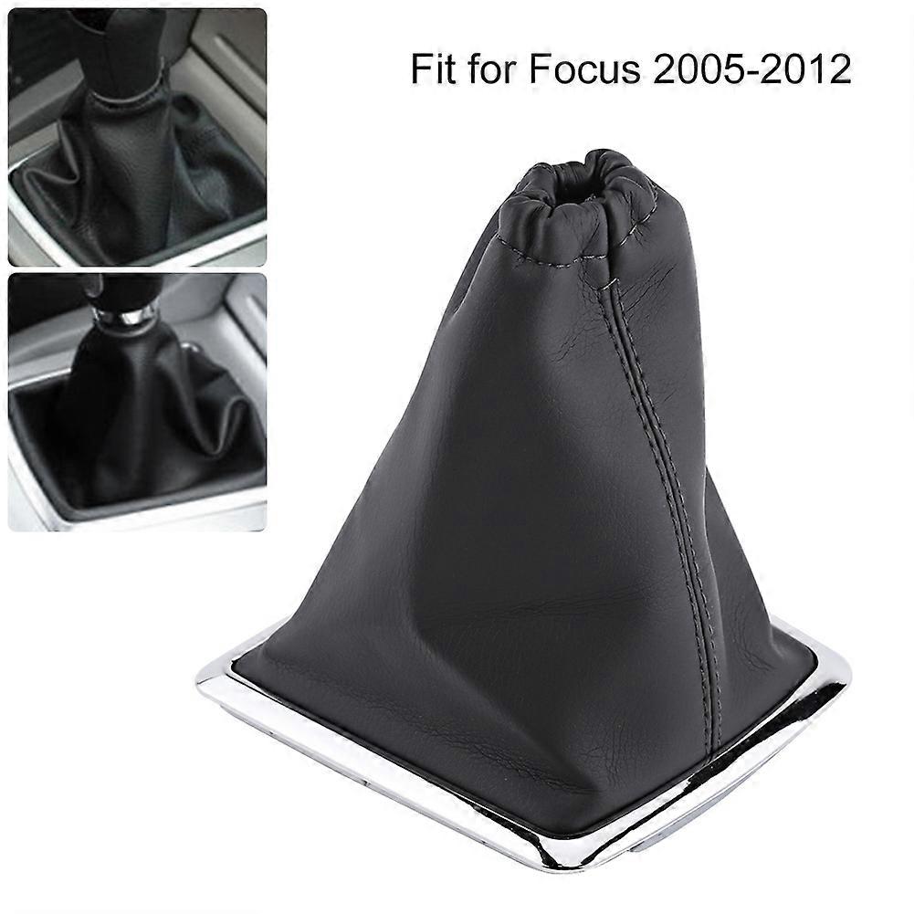 Soufflet de levier de vitesse en cuir PU, housse anti-poussière de remplacement pour Ford Focus 2005-2012