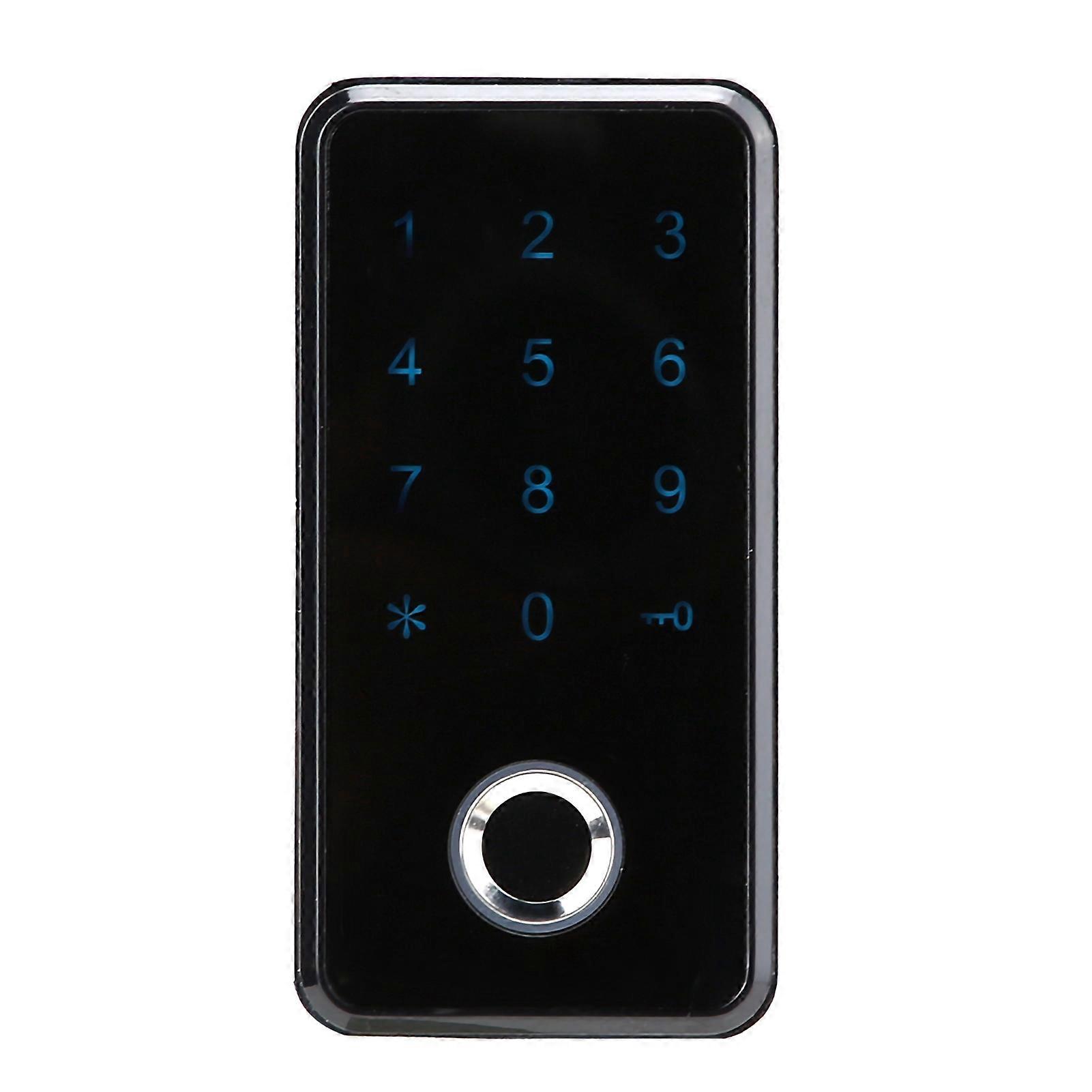 Smart Keyless Fingerprint Digital Password Electronic Lock For Cabinet File Locker(Silver)