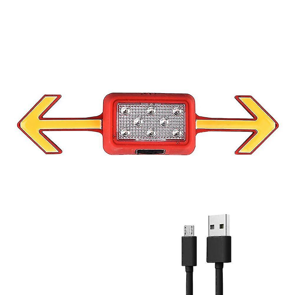Feux Vélo Avec Clignotants - Kit 5 Pièces Rechargeable USB, Télécommande, étanche IPX6