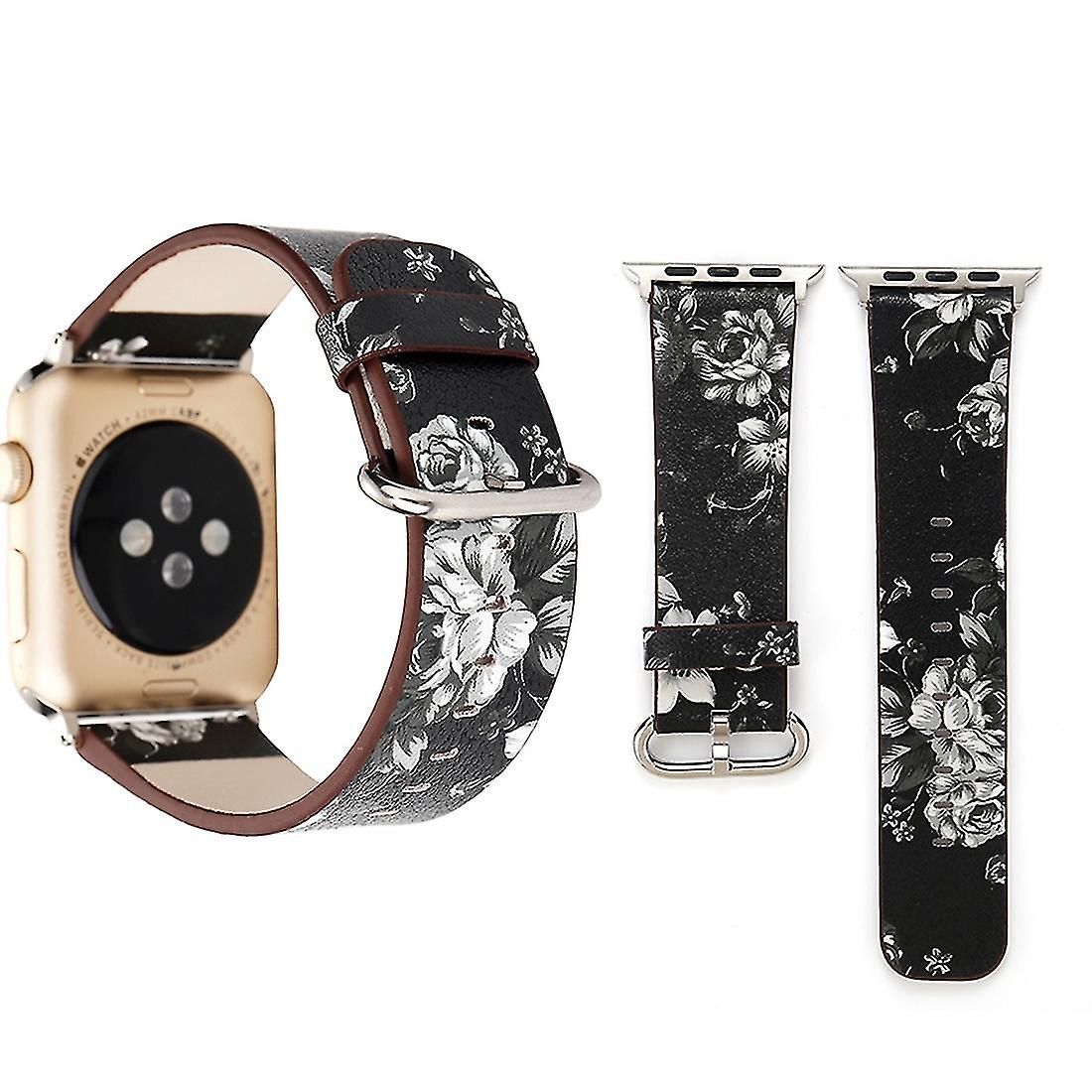 Rustic Leather Strap For Apple Watch Style 4