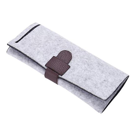 Jewelry Storage Bag Hard-wearing Reusable Stitching Practical Felt Storing Displaying Pouch for Travelling