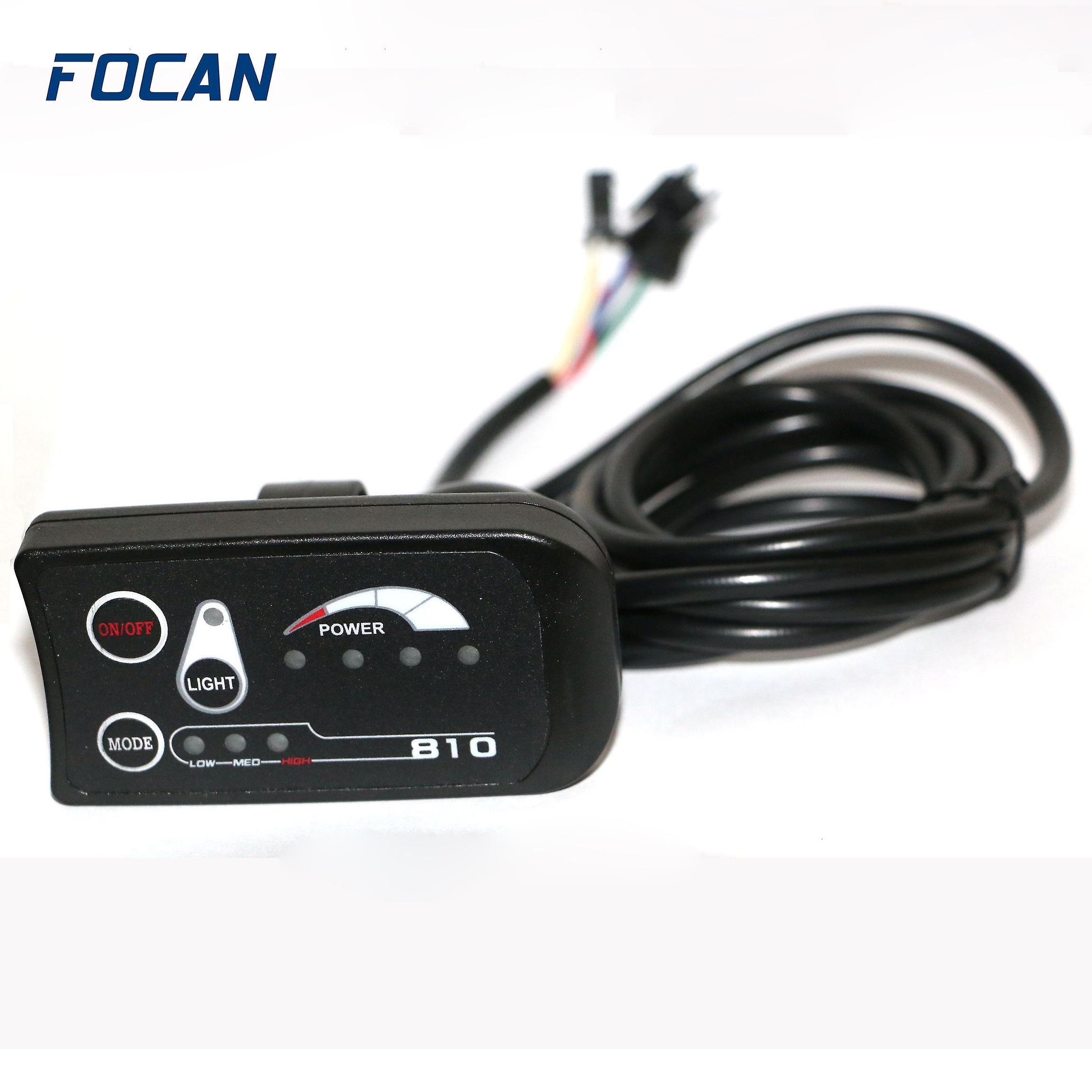 FOCAN電動自転車ディスプレイ24V36V48V810電動自転車スマートコントロールパネルLEDディスプレイメーター~27926