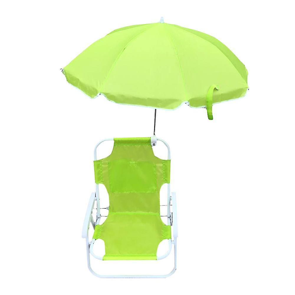 Barn's Multifunksjonell bærbar lett foldestol WIth Parasol