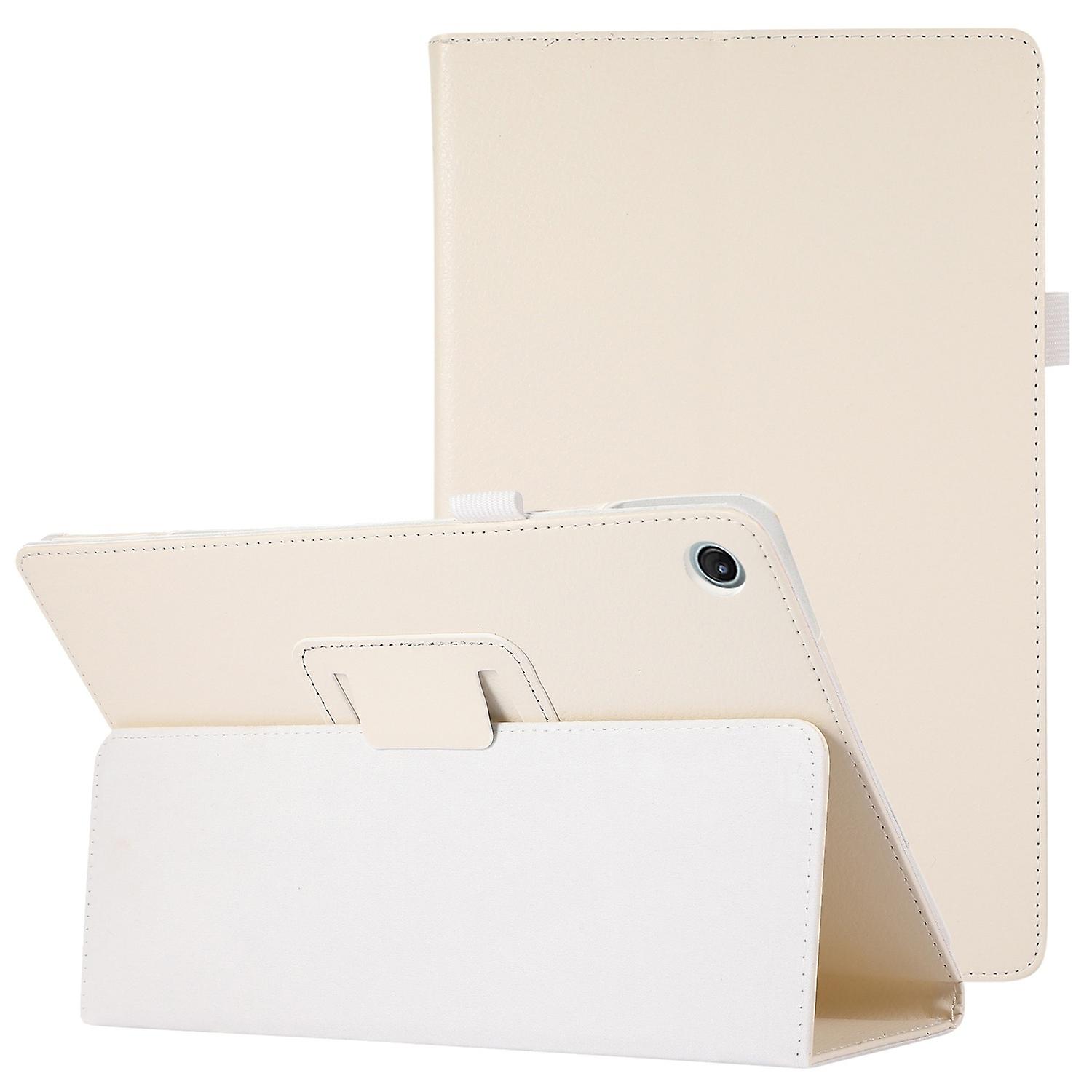Compatible with Lenovo Tab M10 Plus (3Rd Gen)/Xiaoxin Pad 2022 10.6 inch Pebbled Two-Fold Leather Ca