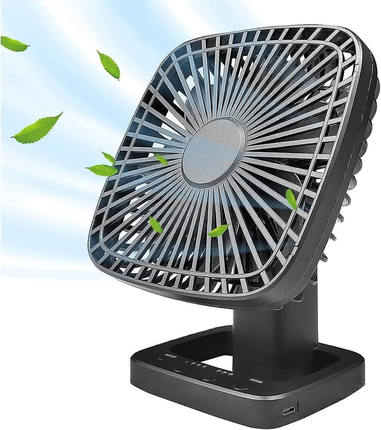 Portable USB Rechargeable Desk Fan