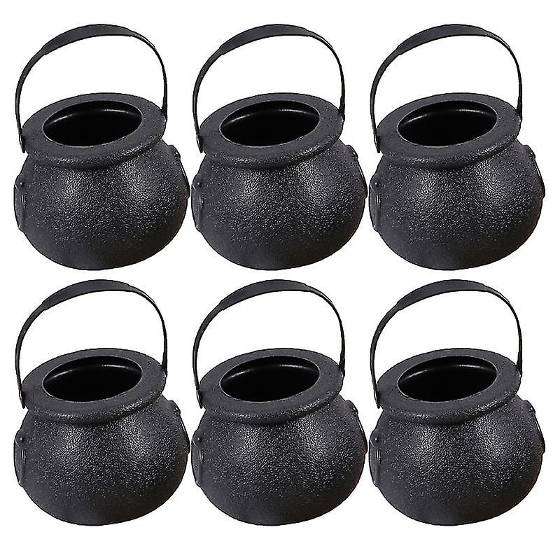 6pcs Witch Candy Jars For Halloween Decorations