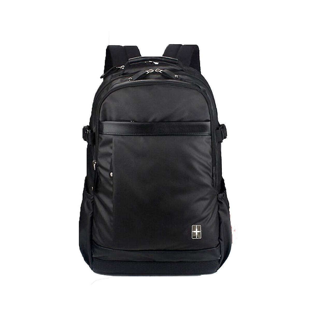 メンズ15.6インチラップトップバックパックブラックスクールバッグ旅行作業屋外用大型ビジネスバックパック