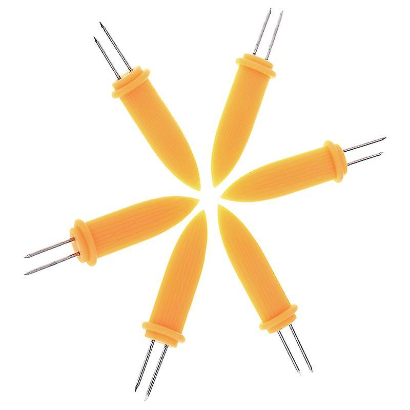 20pcs Corn Holders Skewers Needle Fork For Bbq Garden Hand Tools