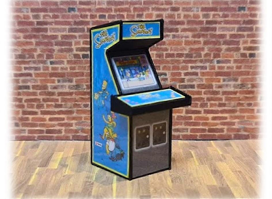 Arcade Machine The Simpsons 1:32 Track Side Scenery Pub Bar Game Retro WASP