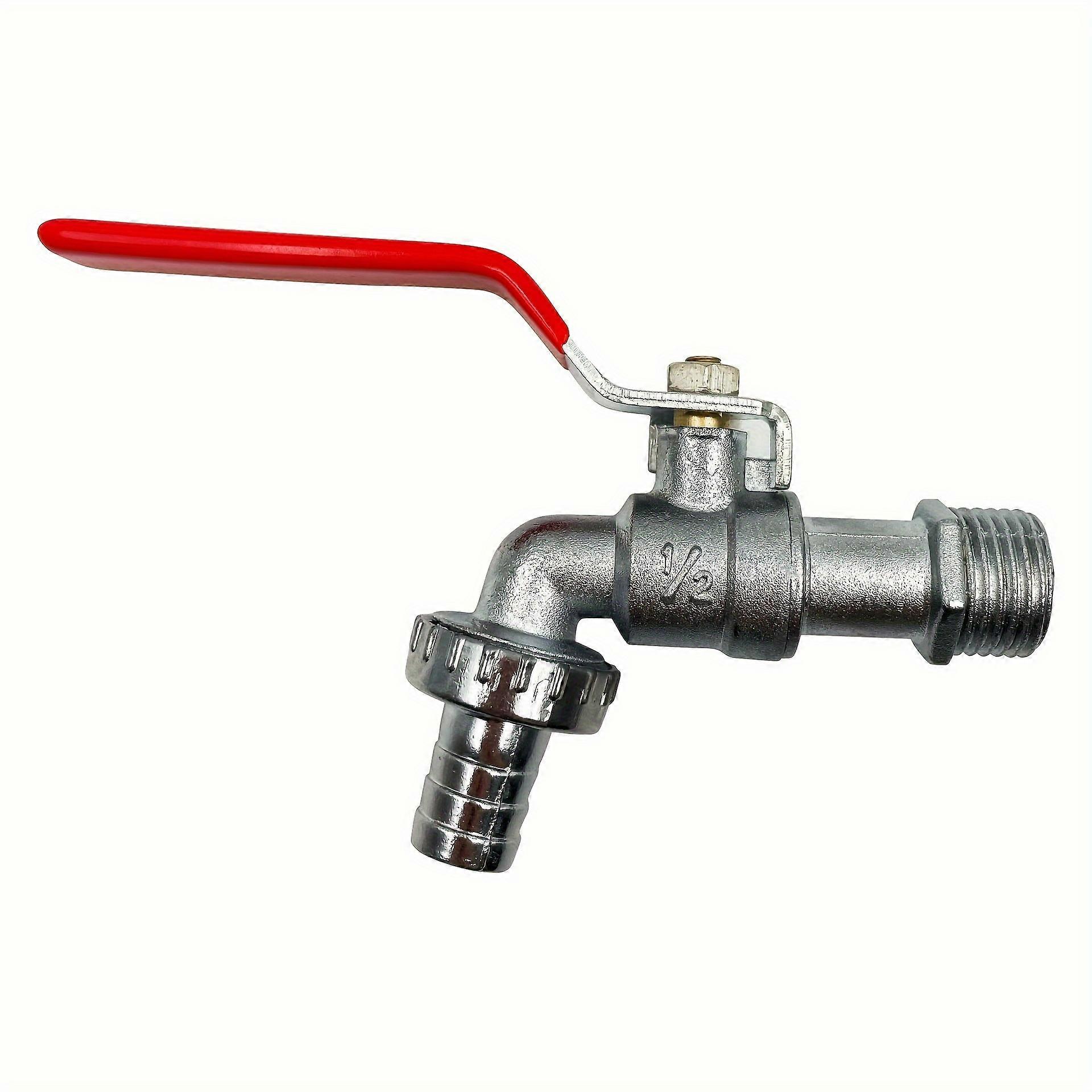 Handle Brass Antifreeze Faucet Garden Water Tap Long Handle Ball Valve Type Outdoor For Wash Machine Garden Irrigation,Garden Tools Water Faucet 1/2"