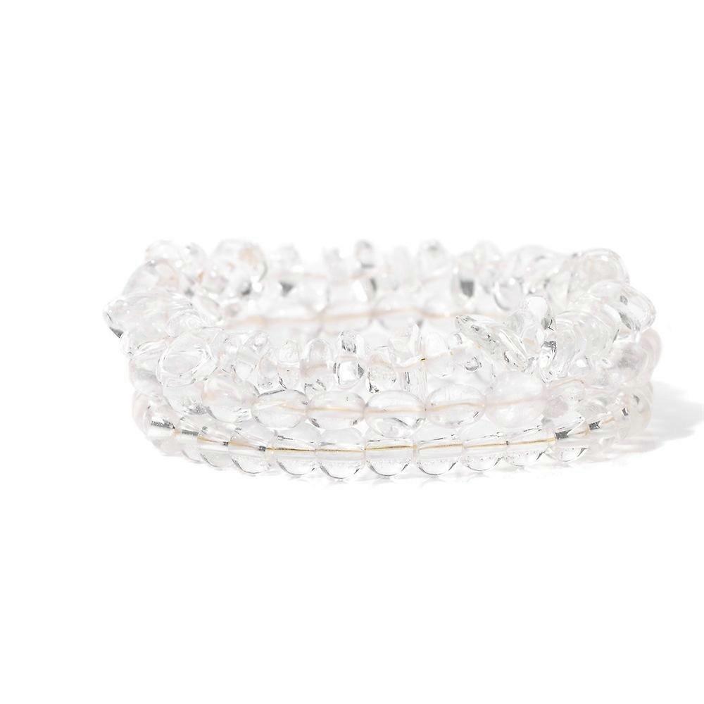 Bracelet-Clear Quartz Stackable Bracelet-Clarity & Style