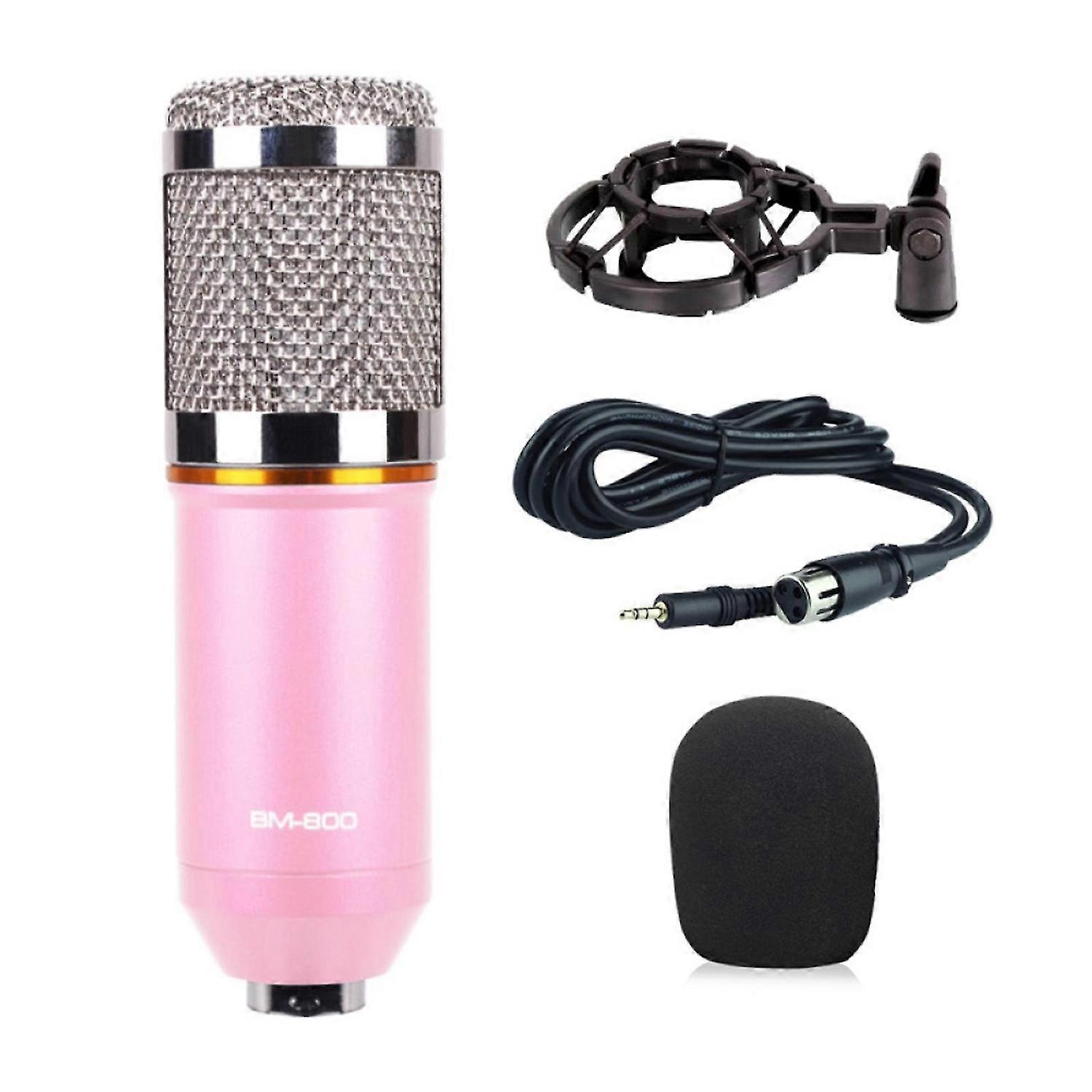 BM800 Condenser Studio Broadcasting Singing Microphone Podcast Recording Mic