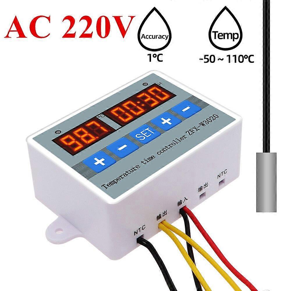 ZFX-W3020 Digital Intelligent Temperature Time Controller Thermostat Timer Switch Module -55~110  Time Controller 40% off
