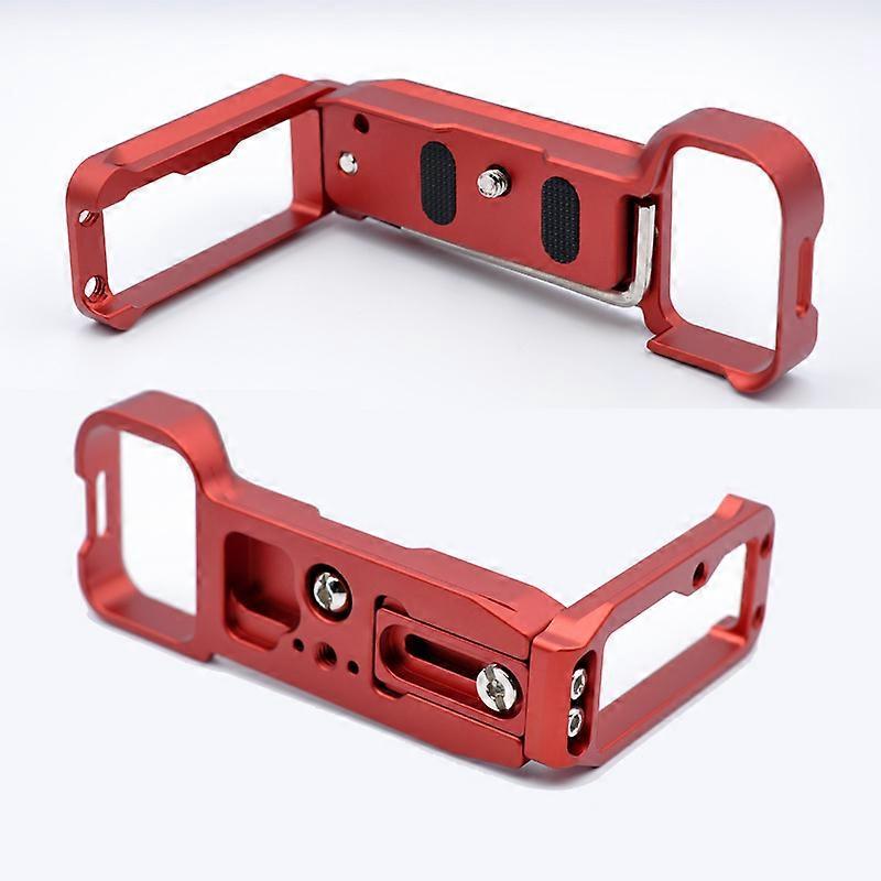 L Bracket with Vertical Grip for Sony A7C, Quick Hot Shoe Extension