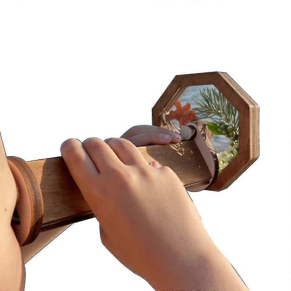 Jogo interativo de caleidoscópio diy de madeira Caleidoscope