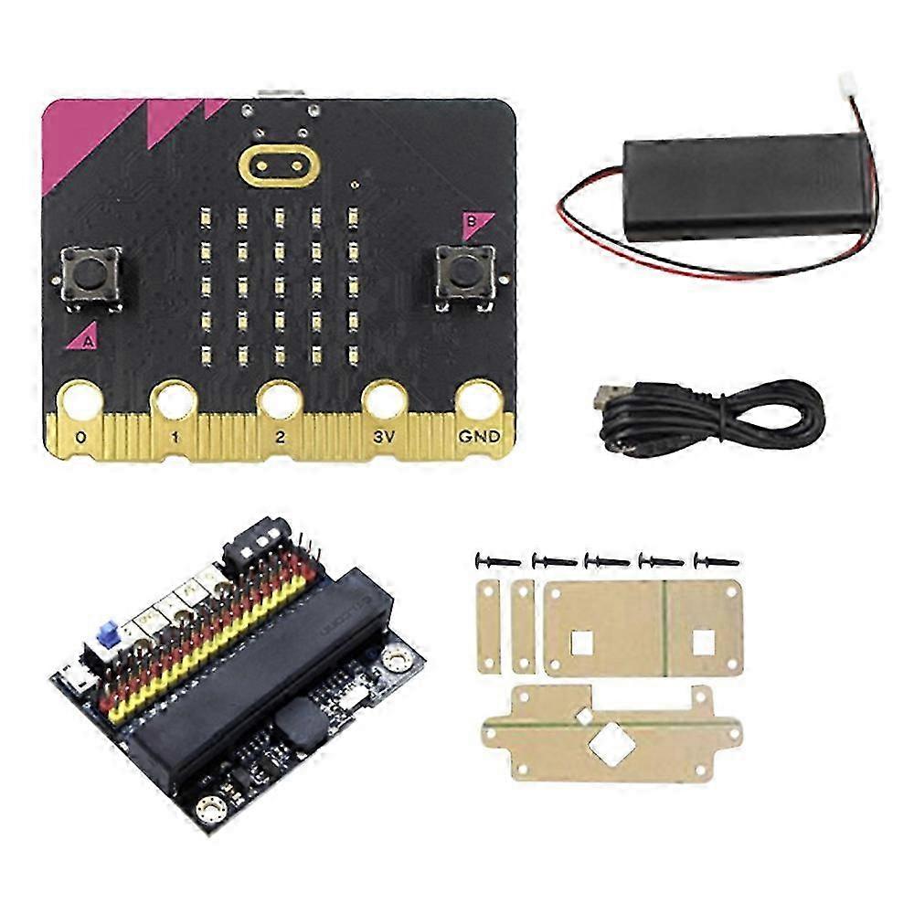Kit BBC V2.2 con altoparlante integrato, microfono, scheda di sviluppo di apprendimento programmabile touch + scheda di espansione IO BIT V2.0