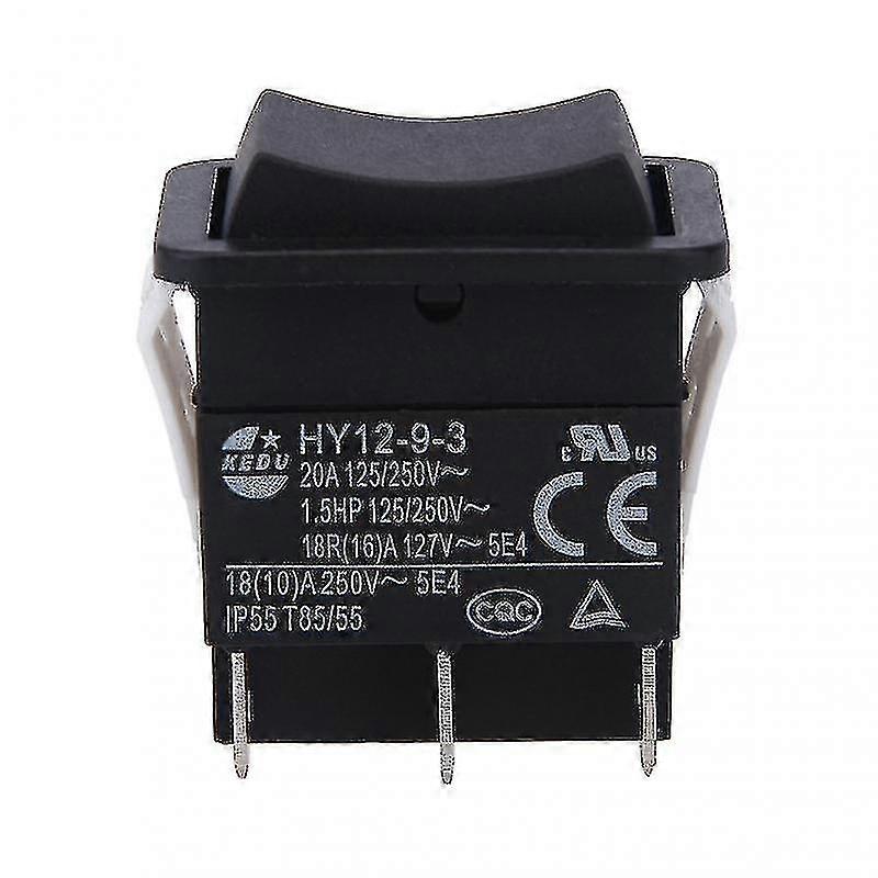 Hy12-9-3 Easy Install Arc Small On Off Push Button Safe Rocker Switch Industrial