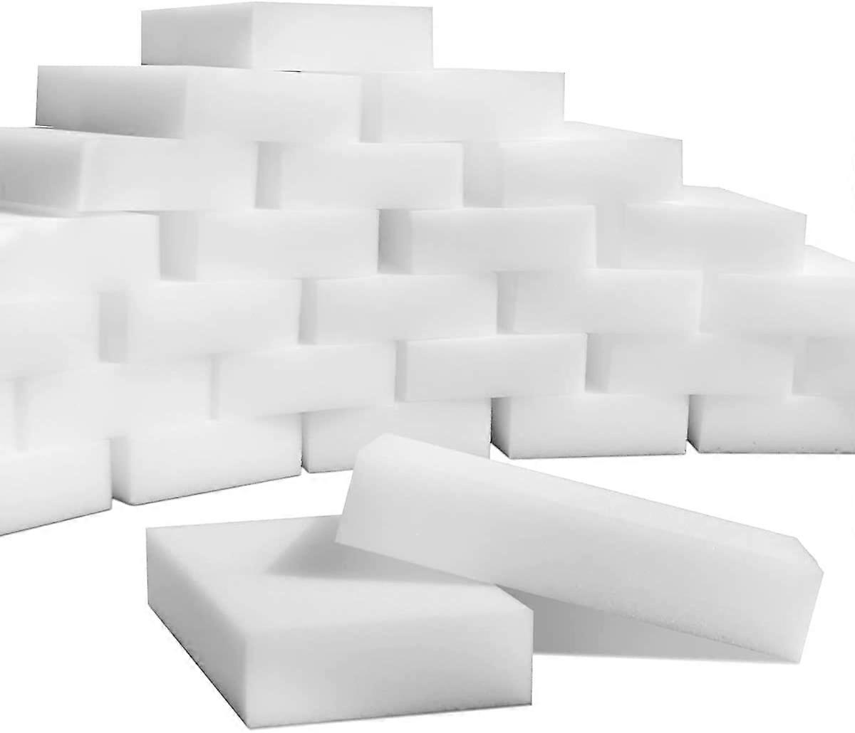 100 Pack Magic Cleaning Sponges - Multi-functional Melamine Foam Pads for Cleaning