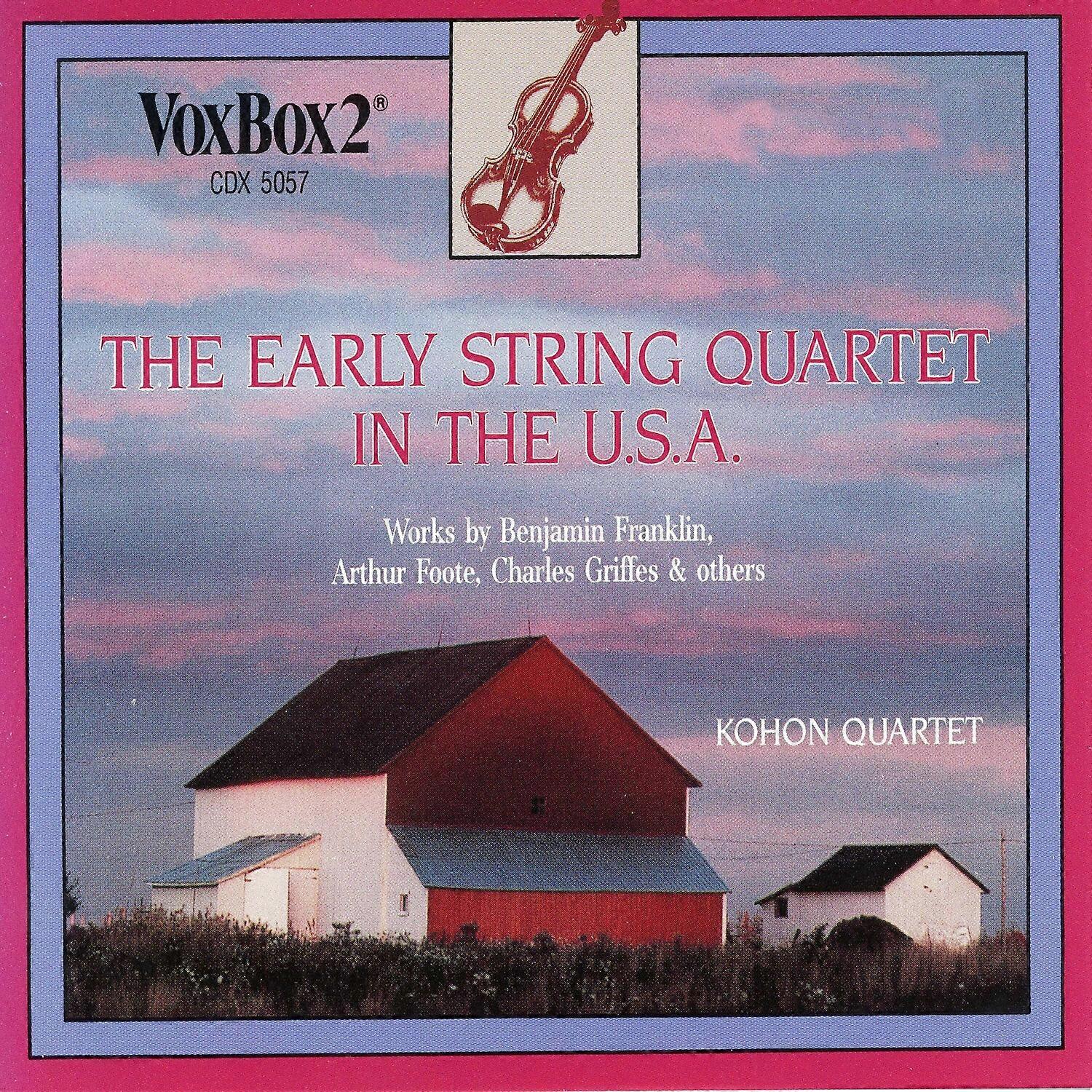 Kohon Quartet - Early String Quartet in the U.S.A.  [COMPACT DISCS] USA import