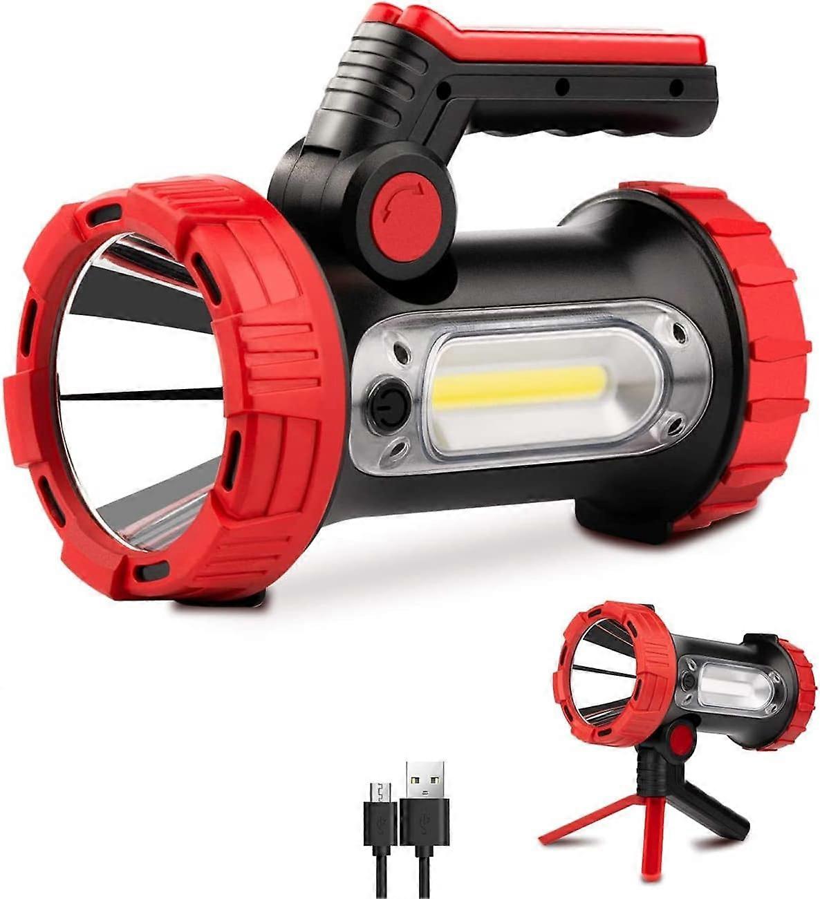 Foldable 6-mode USB rechargeable LED work light Work torch Searchlight with tripod