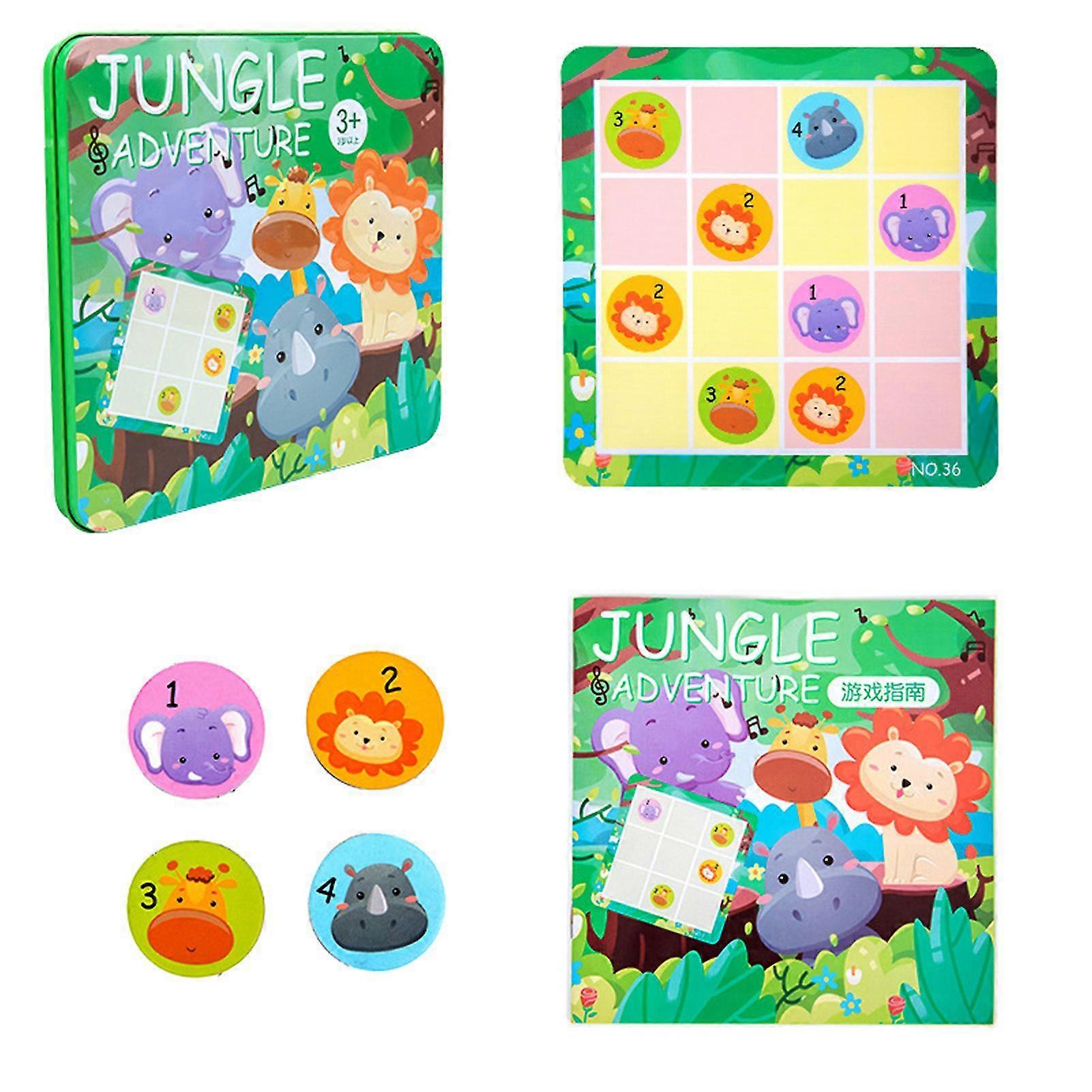 Sudoku Game Thinking Training Puzzle Game Safe Material Board Game Toys Set For Kids Boys Girls Cognitive Toys
