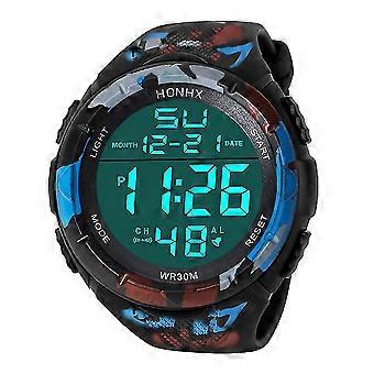 Homens Digital Sport Led relógio de pulso