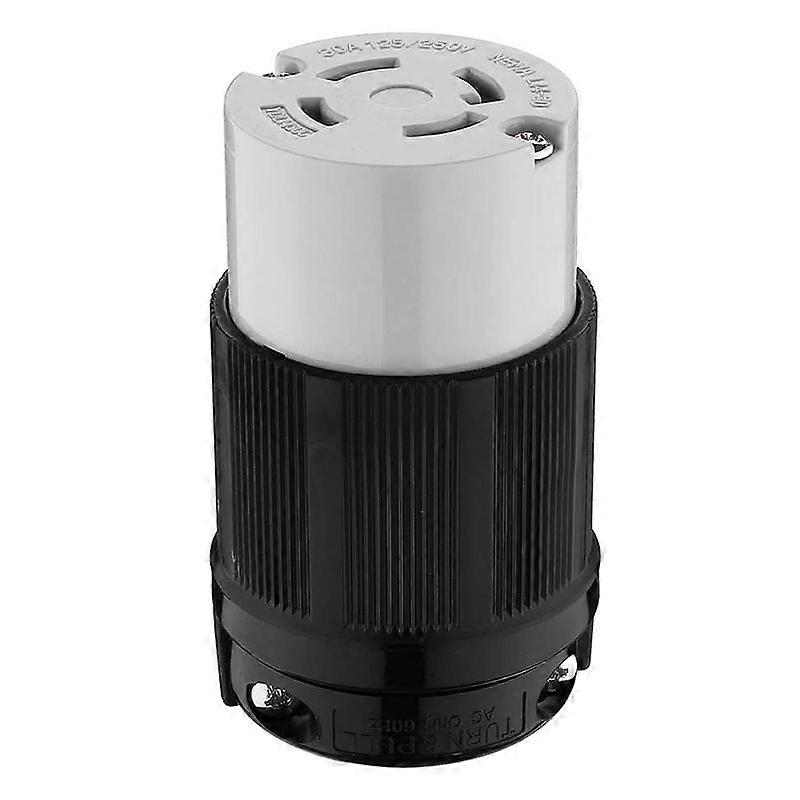 L14-30R 30 Car power connector Amps 125V 4-Pin Generator Twist Locking Plug Female Receptacle American Plug Replacement