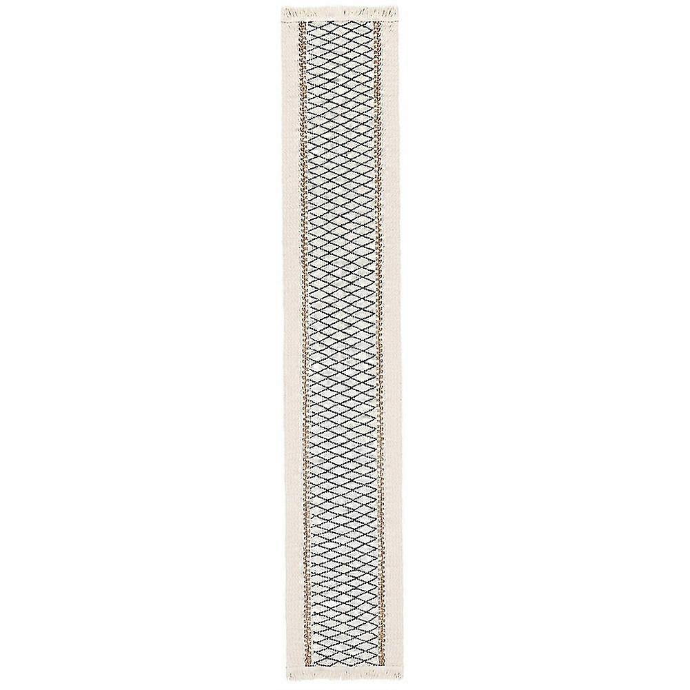 Bohemian Dining Table Runner - Burlap Natural Table Runner 72 Inches Long, Farmhouse Style Braided