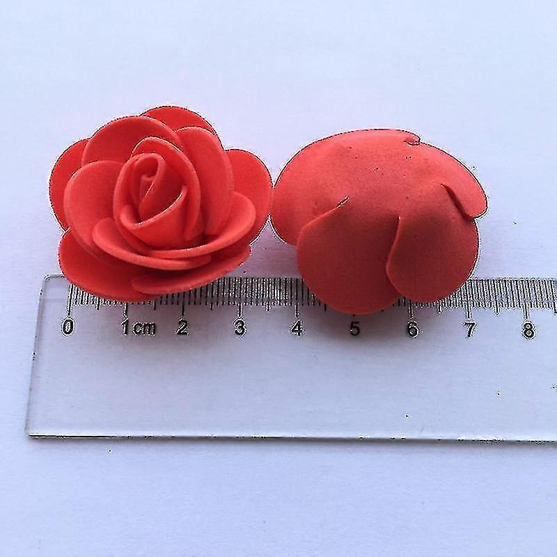 50/100/200/500pcs 3cm Foam Rose For Bear Artificial Flowers Diy Gifts
