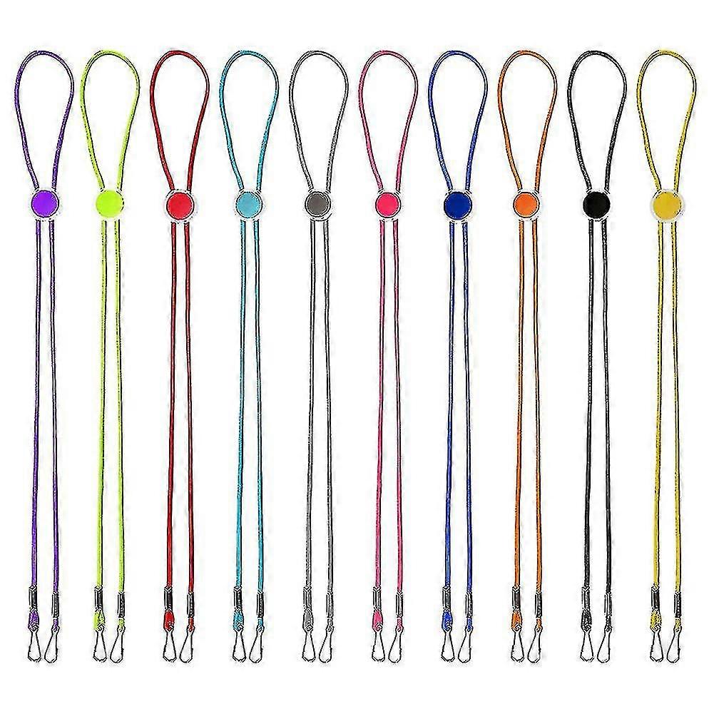 2024 10 Pcs Mask Lanyards Adjustable Length Lanyard With Clips Anti-lost