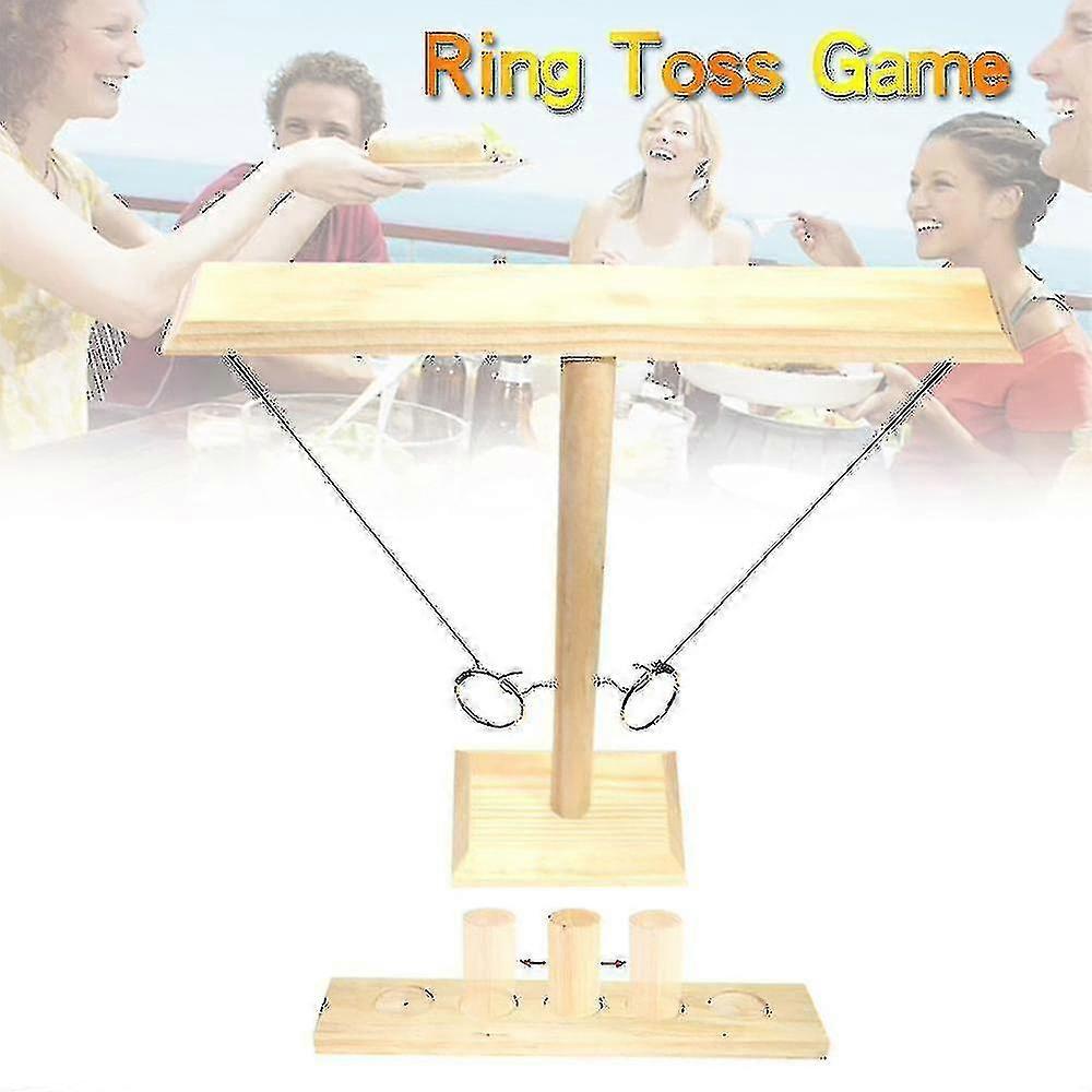 Hook And Rings Toss Game Adults Games Table Top Ring Toss