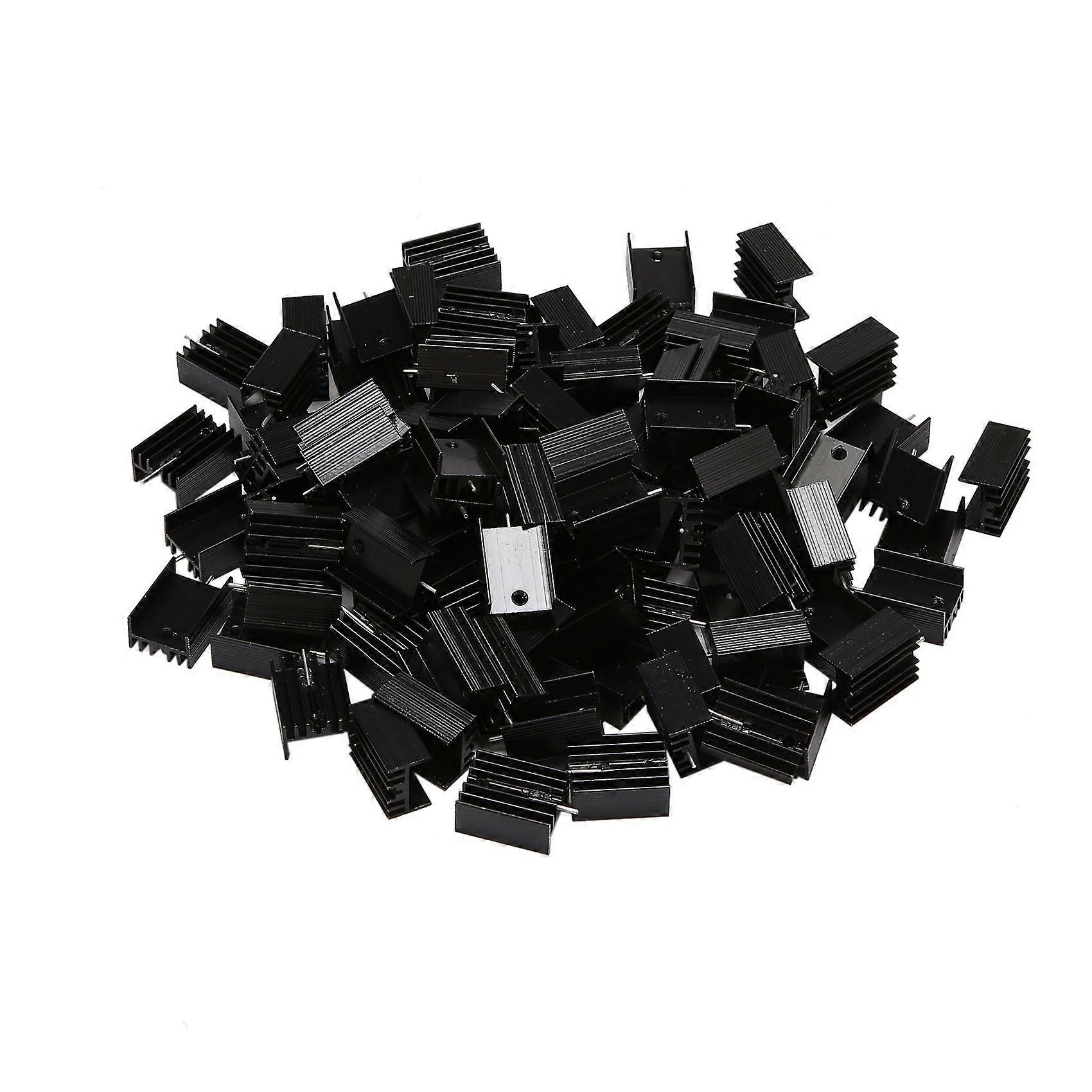 100 Pcs 20X15X10mm Aluminium TO-220 Heatsink TO 220 Heat Sink Transistor Radiator TO220 Cooler Cool