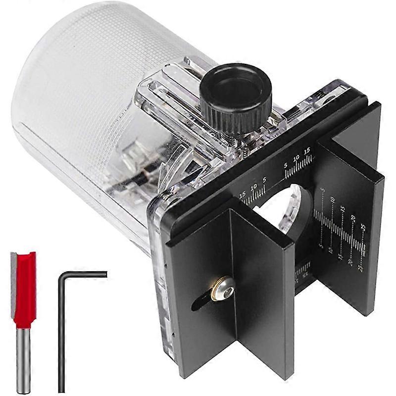 2 In 1 Slotted Base And Fastening Bracket For Diamater 65Mm Wood Palm Router Tool Woodworking Handheld Trimming Machine