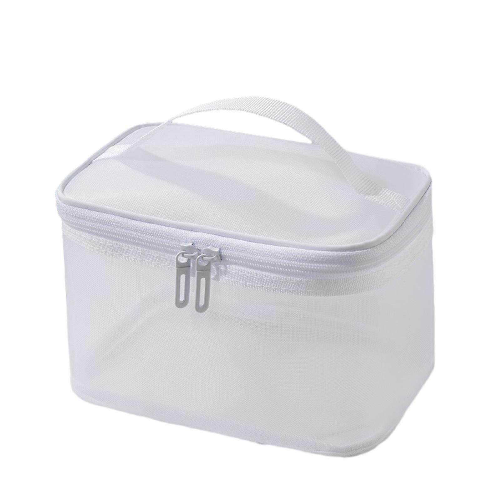 Portable Mesh Travel Cosmetic Storage Bag Large Capacity Lightweight Toiletry Bag for Home Hotel Makeup