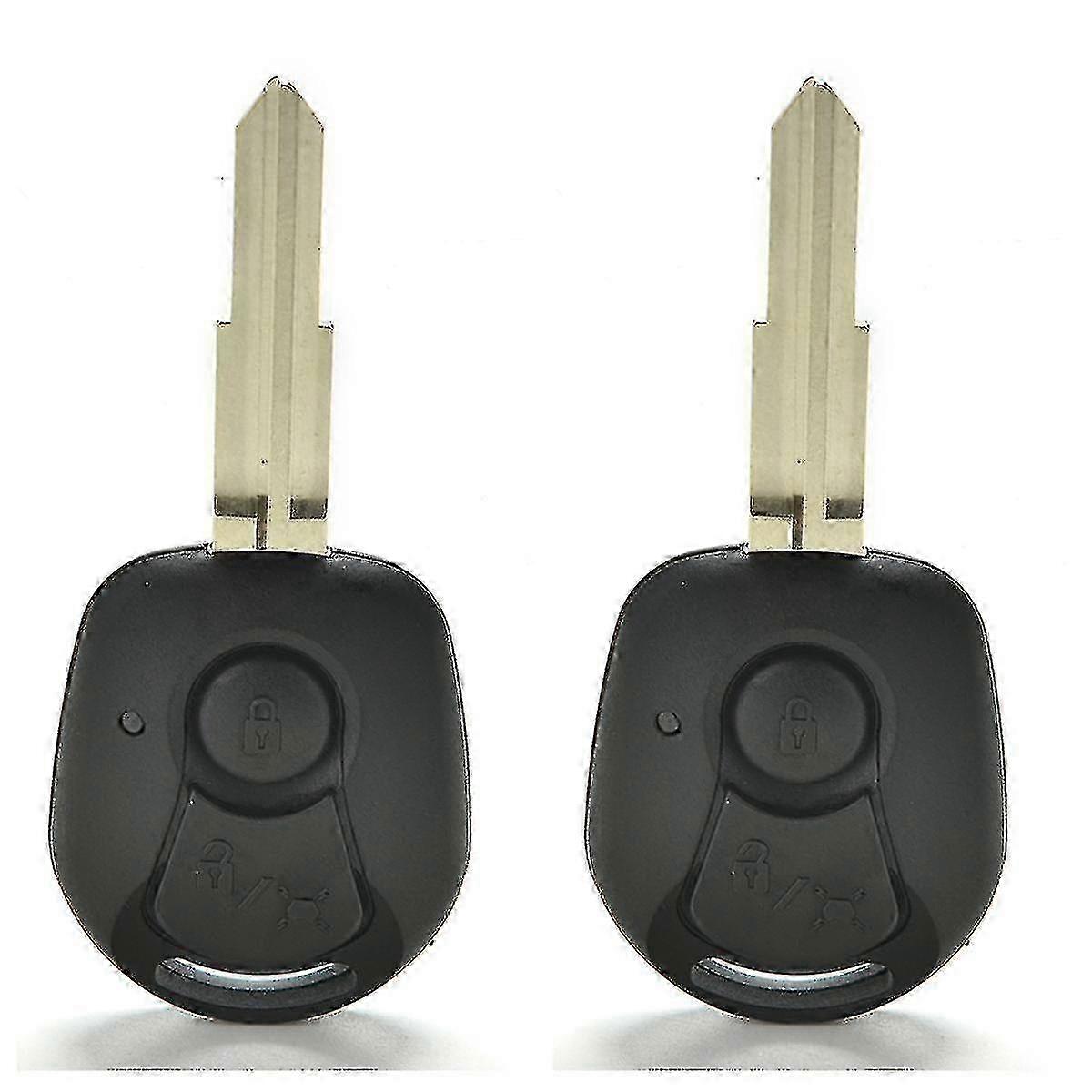 2 Stück Remote Key Shell Fit für Ssangyong Actyon Kyron Rexton Case Cover Fob