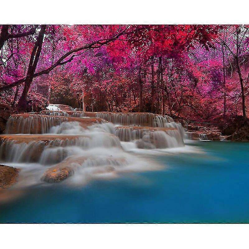 دي الماس اللوحة القيقب الغابات الصليب غرزة الماس الرسم نمط الحفر الكامل عرض حجر الراين ديكور المنزل هدية