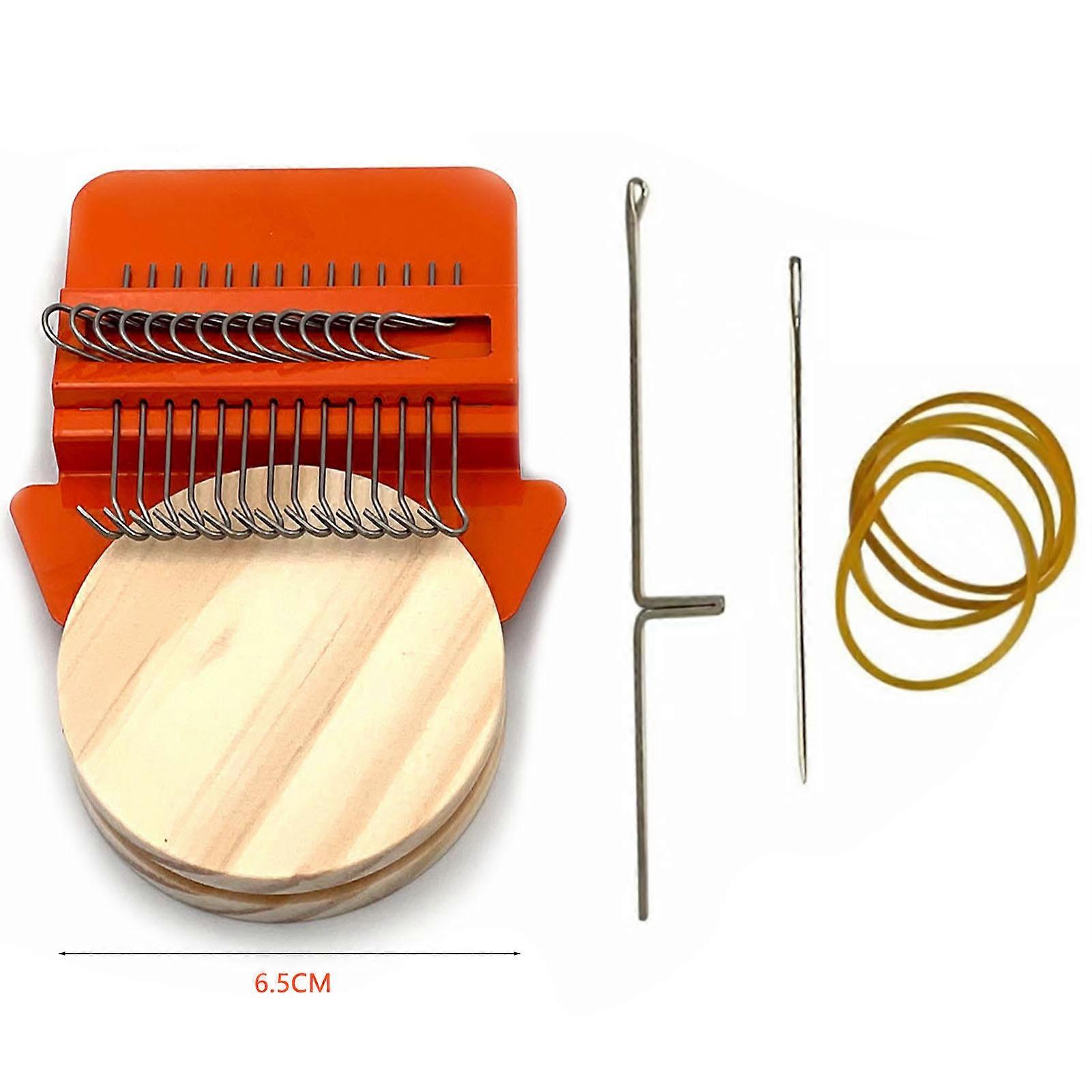 Mini Darning Loom Portable Small Weaving Machine for DIY Artful Patterns