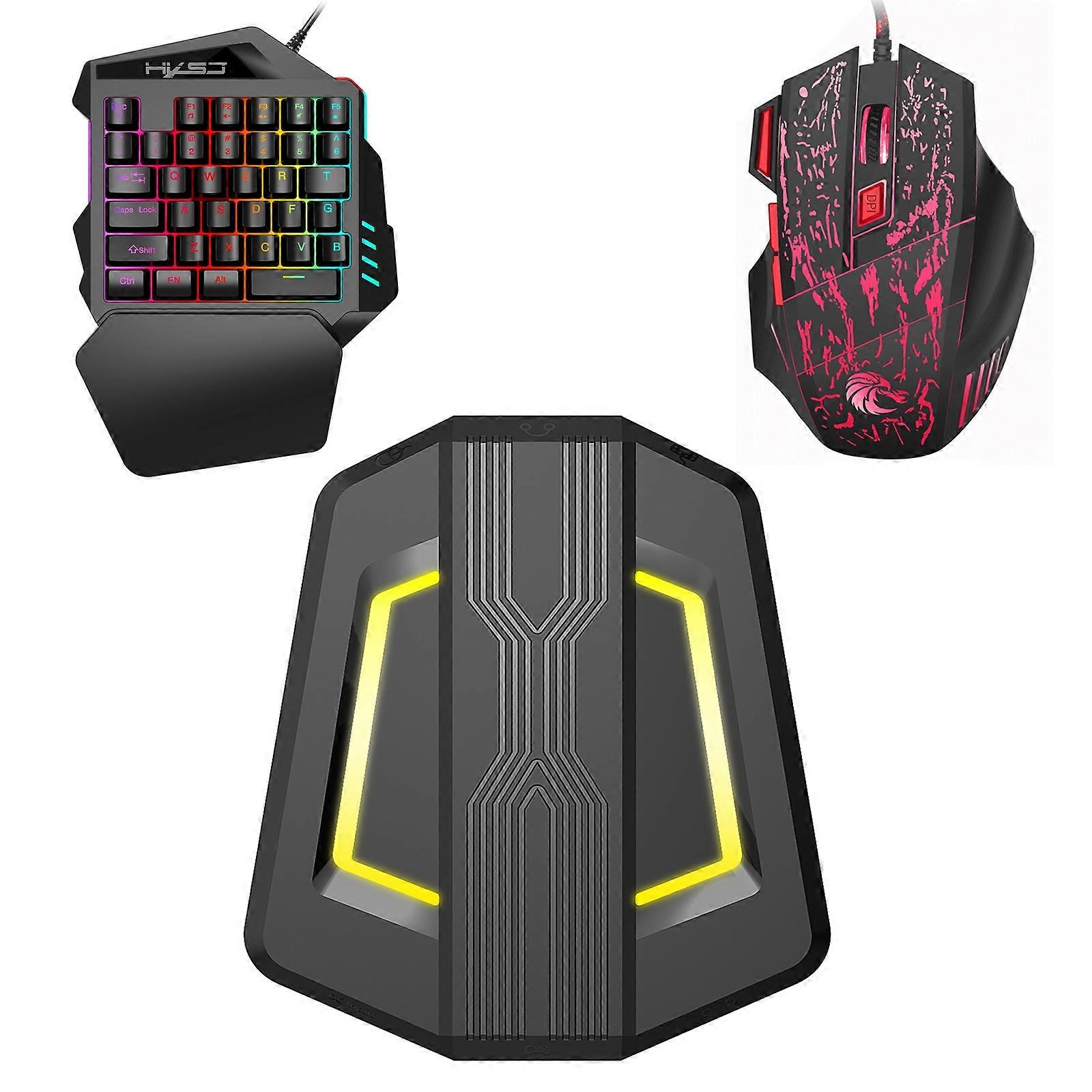 Converter + Keyboard + Gaming Mouse Set P6+V100+H300